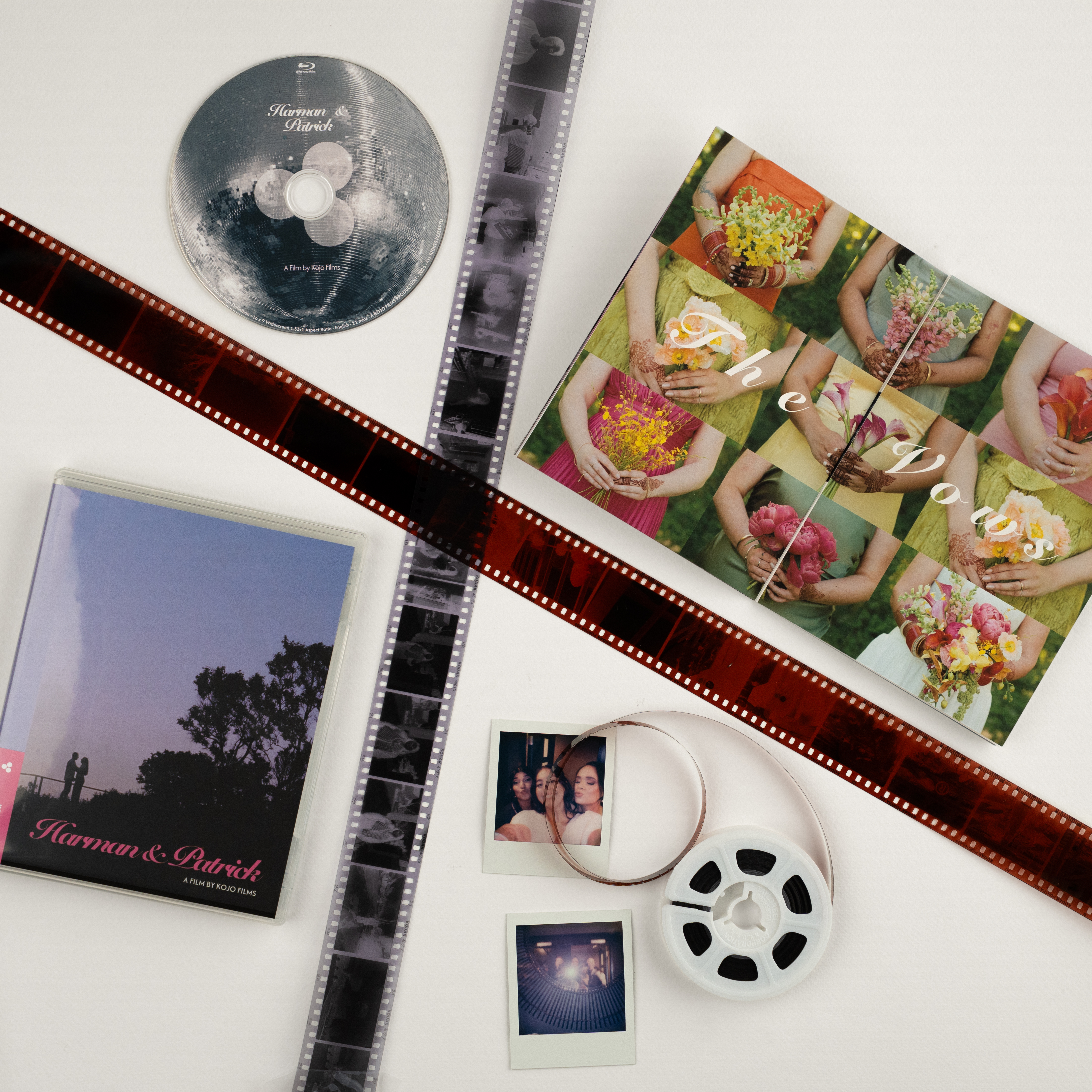 Harman and Patrick Blu-ray edition with disc, booklet and film strips